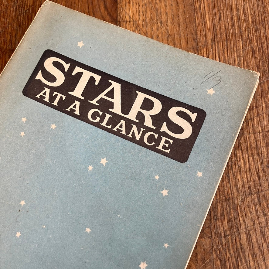 Stars at a Glance booklet published by George Philip & Son Ltd